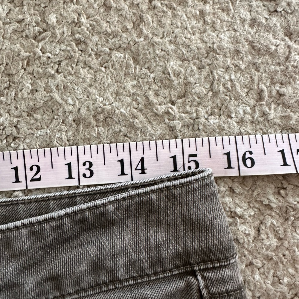 PrAna Brown/Gray Classic Denim Stretch Jeans size 4/27 Short EUC - Picture 8 of 9